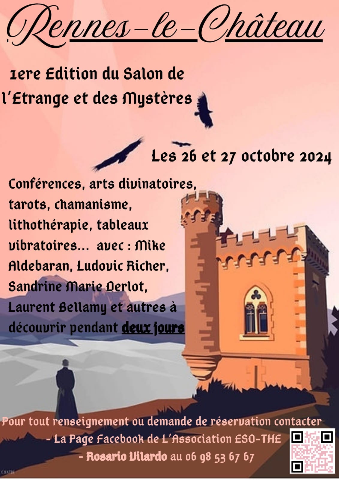 Soulandlight - Affiche Salon Rennes-le-Chateau, tarot, guidance, voyance, consultations